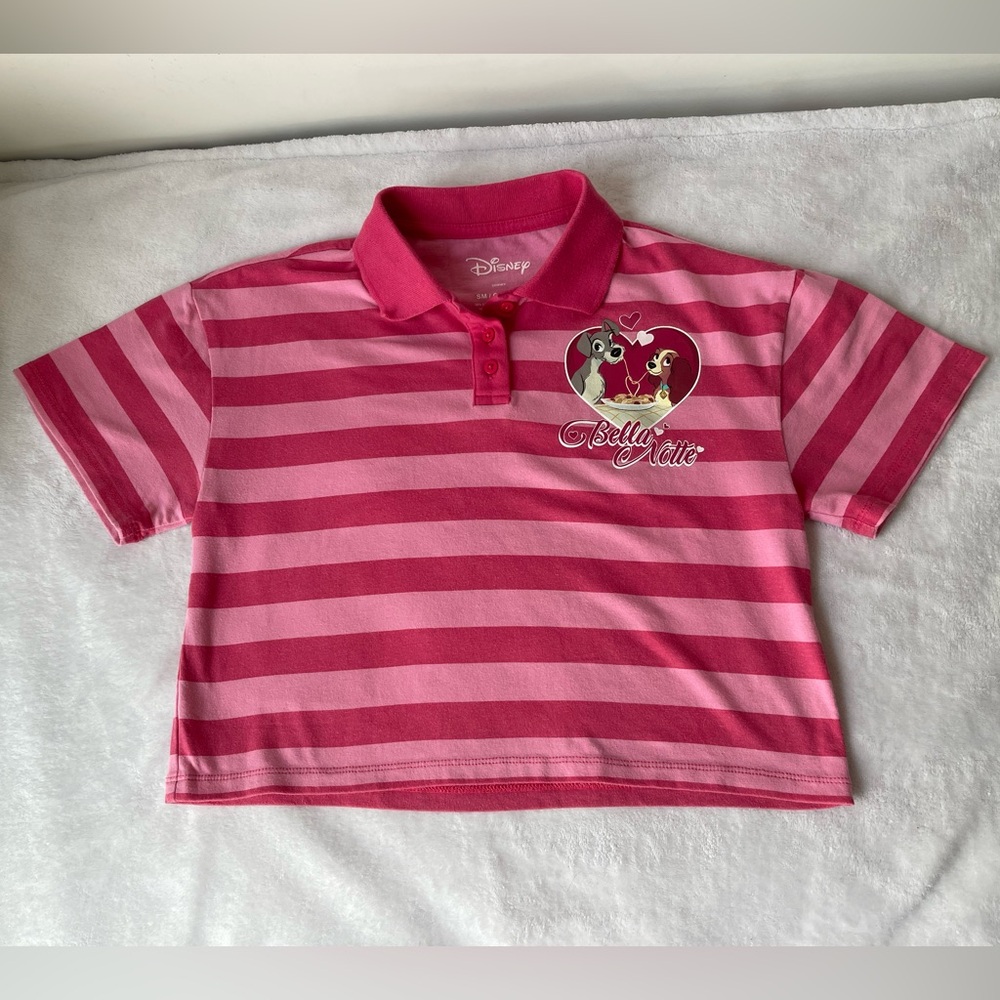 Disney Pink Striped Kids Shirt